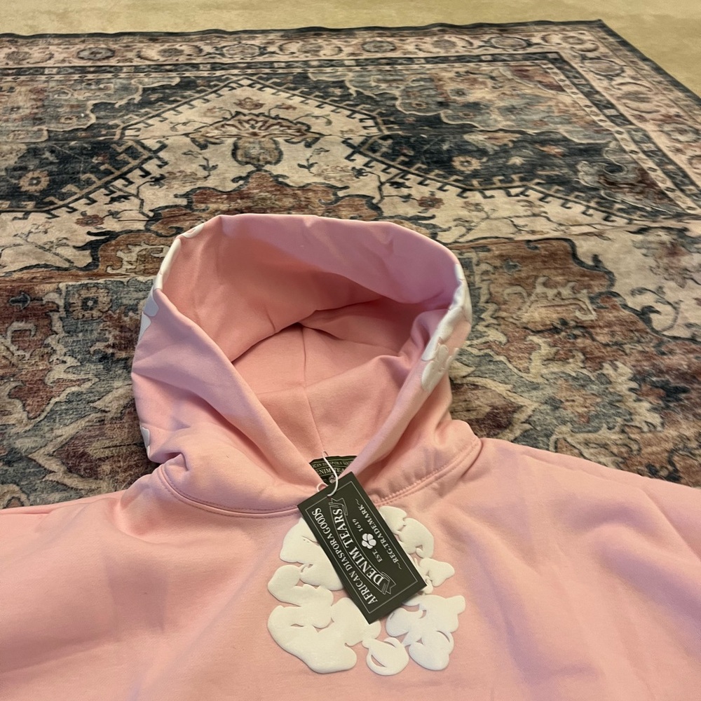 Pink Denim Tears Hoodie - Picture 2 of 4